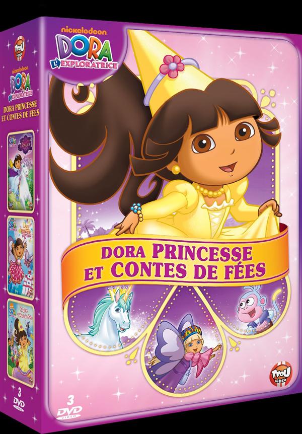 Coffret Dora L'exploratrice : Dora Princesse Et Contes De Fées [DVD]