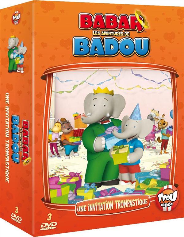 Coffret Babar, Les Aventures De Badou : Une Invitation Trompastique [DVD] - flash vidéo