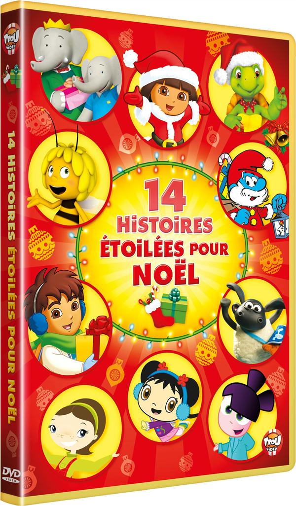 Coffret Compilation Jeunesse : 14 Histoires Féeriques Pour Noël [DVD] - flash vidéo