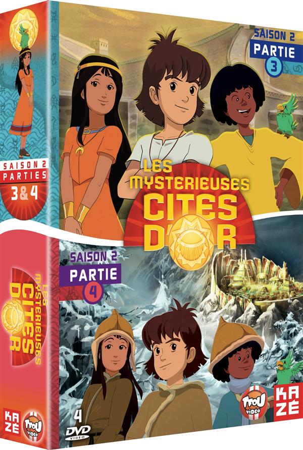 Les Mystérieuses Cités D'or, Saison 2, Vol. 3 Et 4 [DVD] - flash vidéo