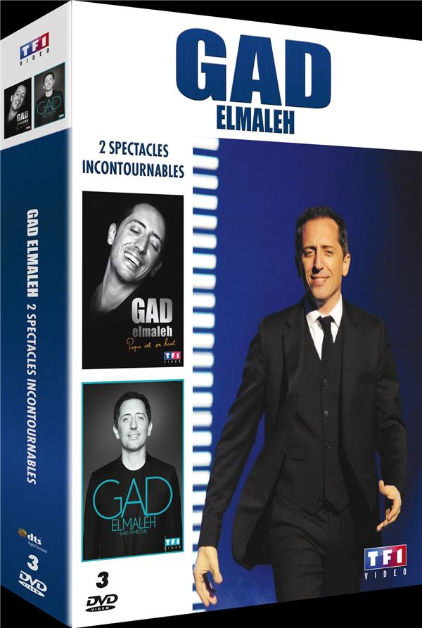 Coffret Gad Elmaleh 2 Spectacles : Papa Est En Haut Sans Tambour [DVD] - flash vidéo