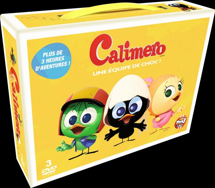 Coffret Calimero : Mallette Et Ses Amis Les Inventions De Do Vinci Vive La Récré [DVD] - flash vidéo