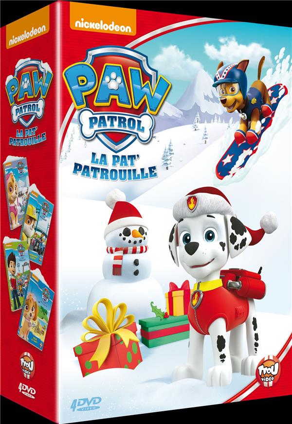 Coffret La Pat'patrouille 4 Films [DVD] - flash vidéo