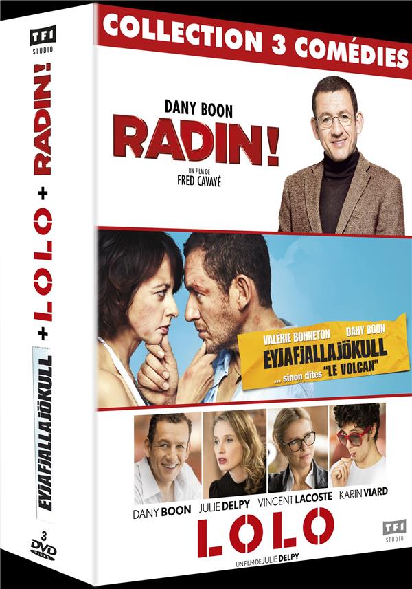 Coffret Dany Boon 3 Films : Radin Lolo Le Volcan [DVD] - flash vidéo