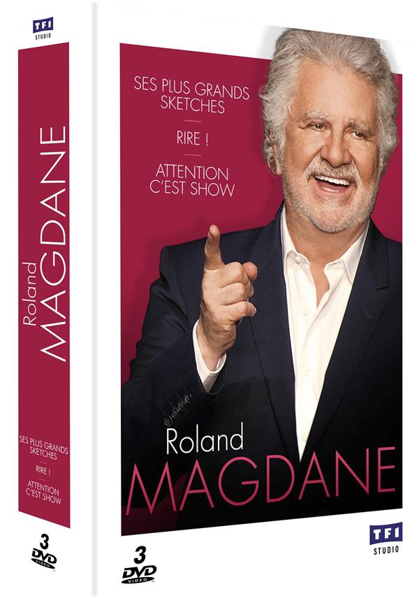 Coffret Roland Magdane 3 Spectacles : Ses Plus Grands Sketches Attention C'est Show Rire [DVD] - flash vidéo