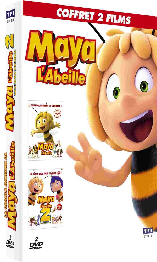 Coffret Maya L'abeille 1 Et 2 : La Grande Aventure De Maya L'abeille Les Jeux Du Miel [DVD] - flash vidéo