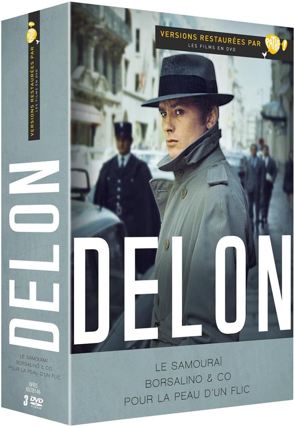 Coffret Alain Delon 3 Films : Le Samouraï Borsalino Et Co Pour La Peau D'un Flic [DVD] - flash vidéo