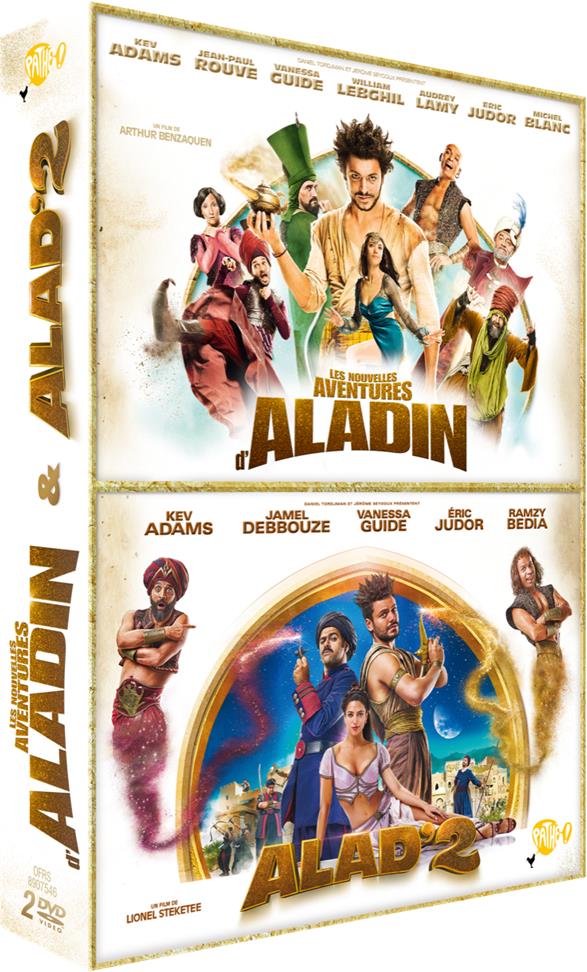 Les Nouvelles aventures d'Aladin + Alad'2 [DVD] - flash vidéo