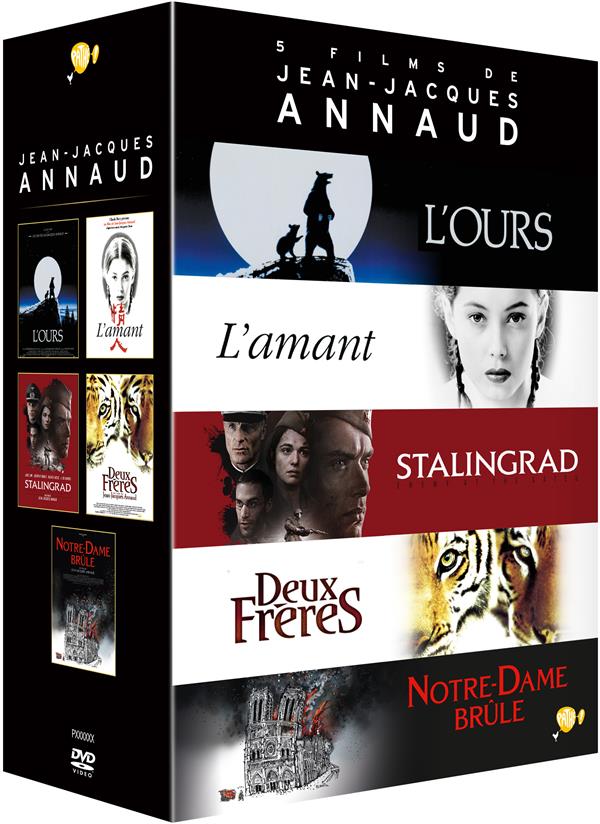 5 films de Jean-Jacques Annaud : L'Ours + L'Amant + Stalingrad + Deux frères + Notre-Dame brûle [DVD]
