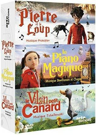 Pierre et le loup + Le piano magique + Le vilain petit canard [DVD] - flash vidéo