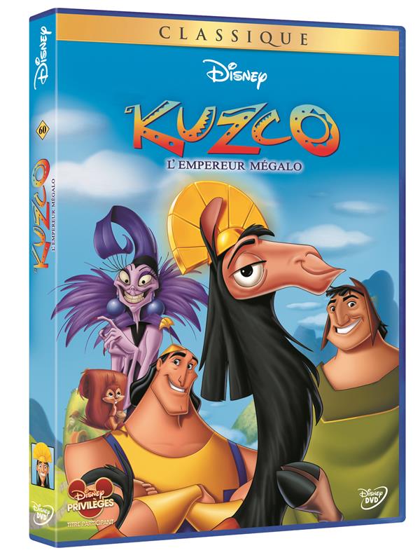 Kuzco, l'empereur mégalo [DVD] - flash vidéo