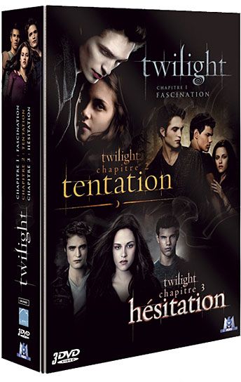 Coffret Twilight : Fascination : Tentation Hésitation [DVD] - flash vidéo