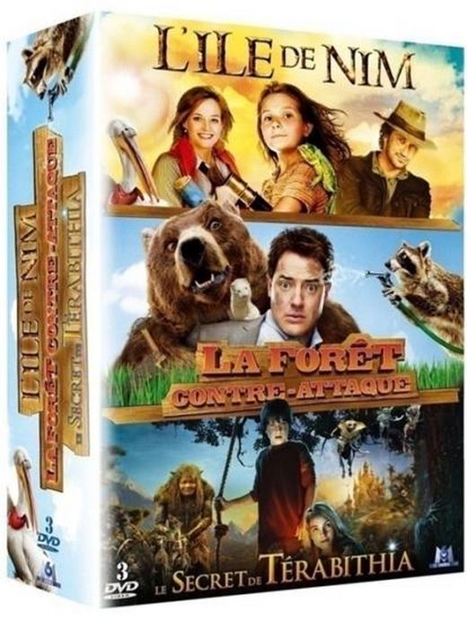 Coffret Aventure 2011 : L'île De Nim La Forêt Contre Attaque Le Secret De Terabithia [DVD] - flash vidéo