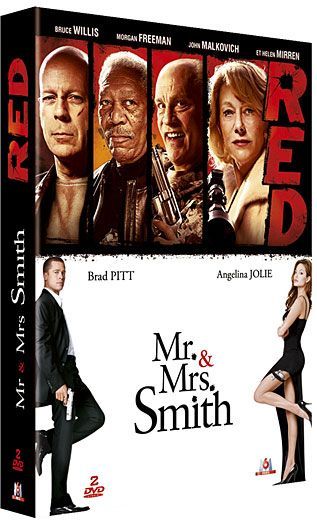 Coffret Espion : Red  Mr Et Mrs Smith [DVD]