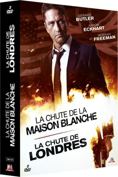 Coffret La Chute 2 Films : La Chute De Londres La Chute De La Maison Blanche [DVD] - flash vidéo