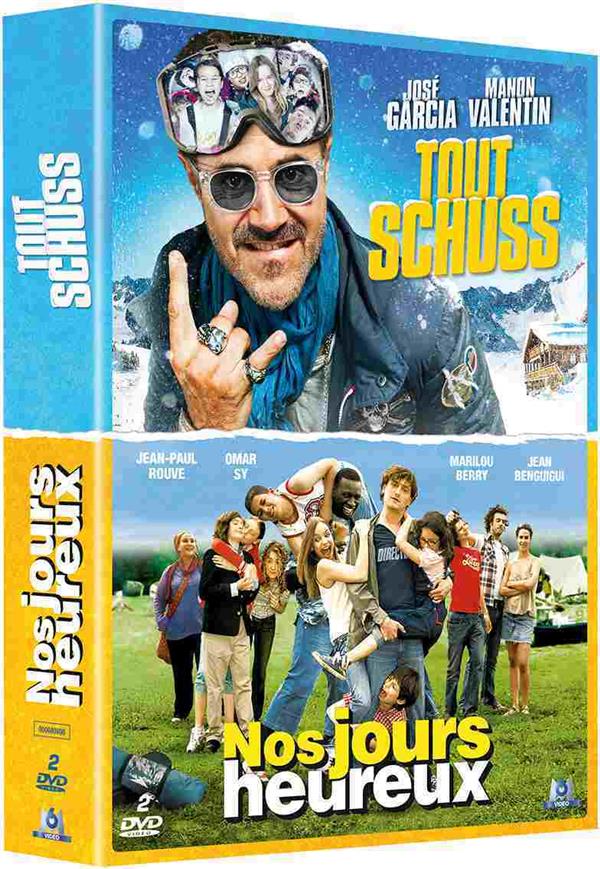 Coffret Vacances 2 Films : Tout Schuss Nos Jours Heureux [DVD] - flash vidéo