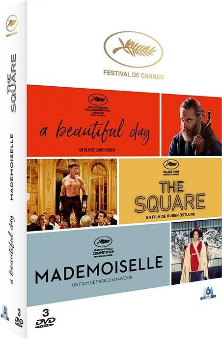 Coffret Festival De Cannes 3 Films : A Beautiful Day The Square Mademoiselle [DVD] - flash vidéo