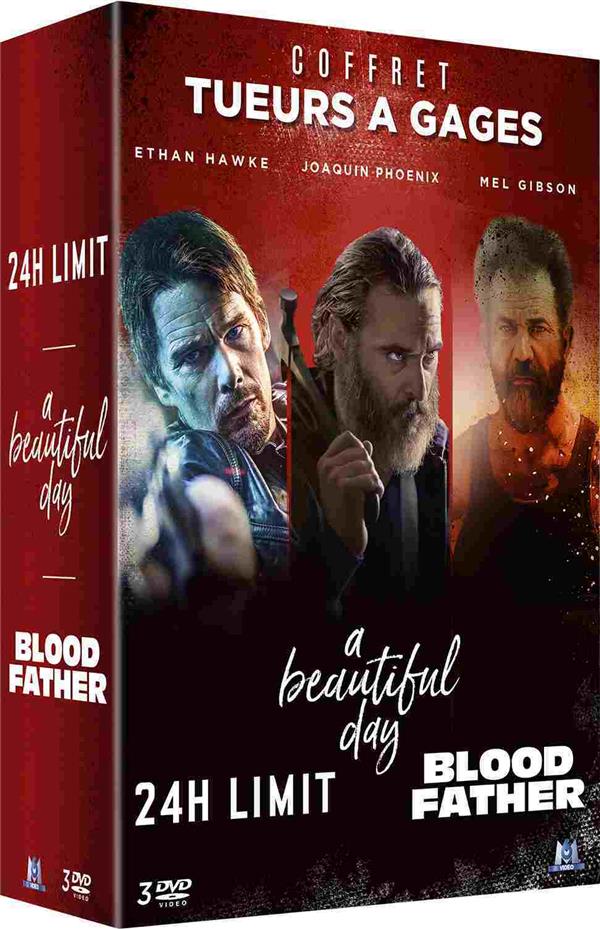 Coffret Tueurs à Gages 3 Films : Blood Father A Beautiful Day 24h Limit [DVD] - flash vidéo