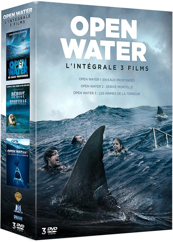 Coffret Trilogie Open Water : En Eaux Profondes Dérive Mortelle Les Abimes De La Terreur [DVD] - flash vidéo