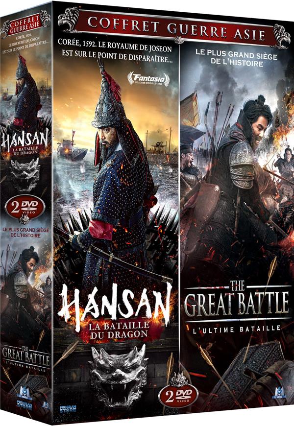 Coffret Guerre Asie : Hansan : La Bataille du dragon + The Great Battle, L'ultime bataille [DVD]