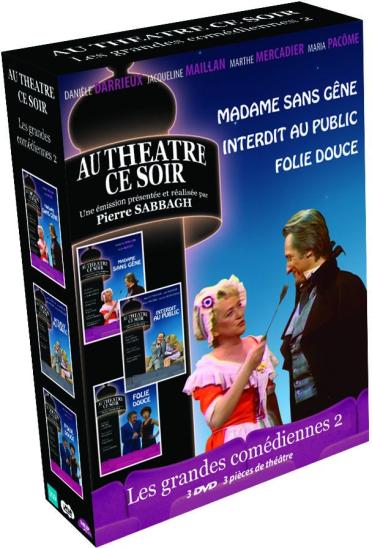 Coffret Les Grandes Comediennes, Vol 2 : Madame Sans Gène Folie Douce Interdit Au Public [DVD] - flash vidéo
