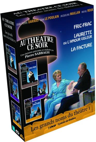 Coffret Les Grands Noms Du Théâtre, Vol 1 : La Facture Laurette Ou L'amour Voleur Fric-frac [DVD] - flash vidéo