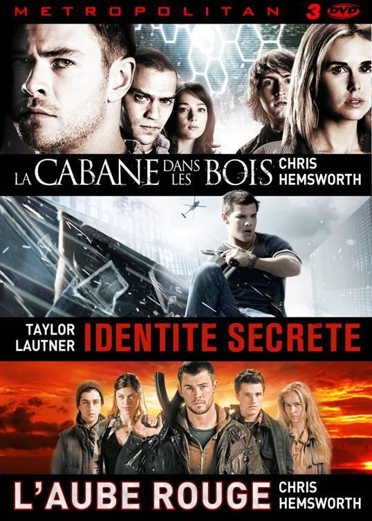 Coffret Teenagers : La Cabane Dans Les Bois L'aube Rouge Identité Secrète [DVD] - flash vidéo