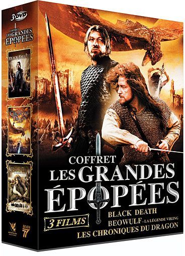 Grandes épopées : Black Death + Beowulf - La légende viking + Les Chroniques du Dragon [DVD]