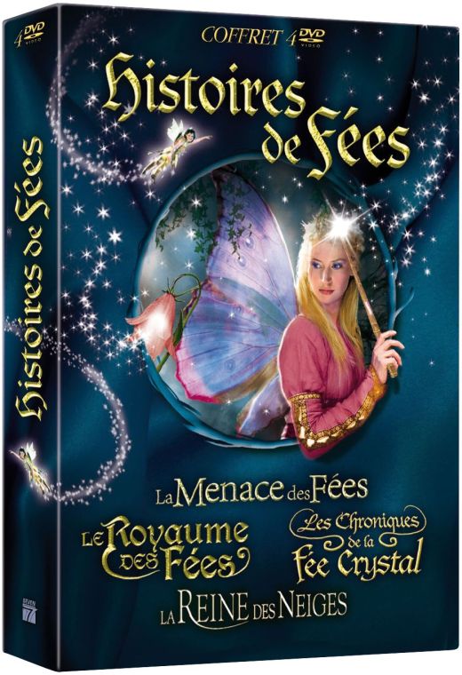Histoires de Fées : La menace des fées + Le Royaume des fées + Les Chroniques de la fée Crystal + La Reine des neiges [DVD] - flash vidéo