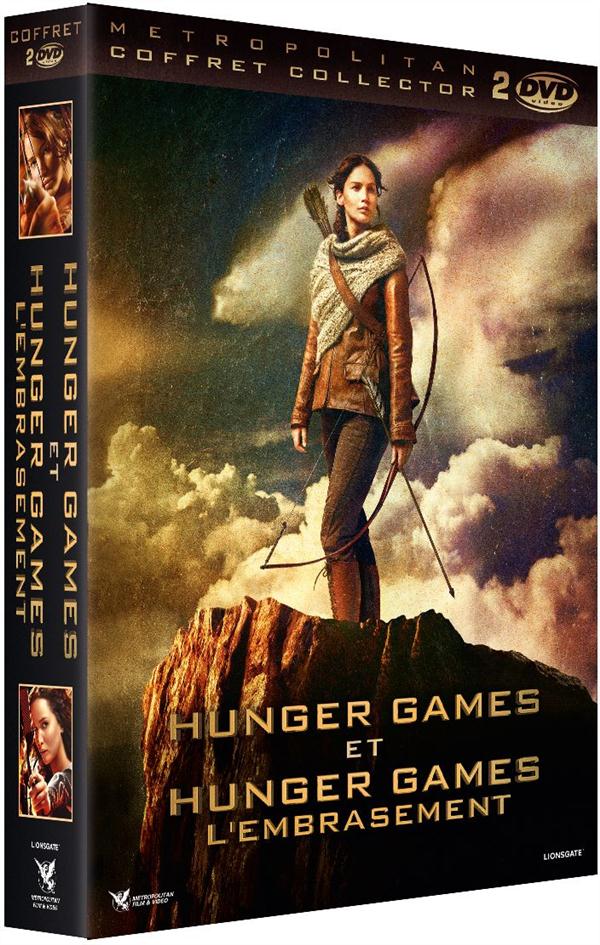 Coffret Hunger Games : Hunger Games Hunger Games 2 : L'embrasement [DVD] - flash vidéo
