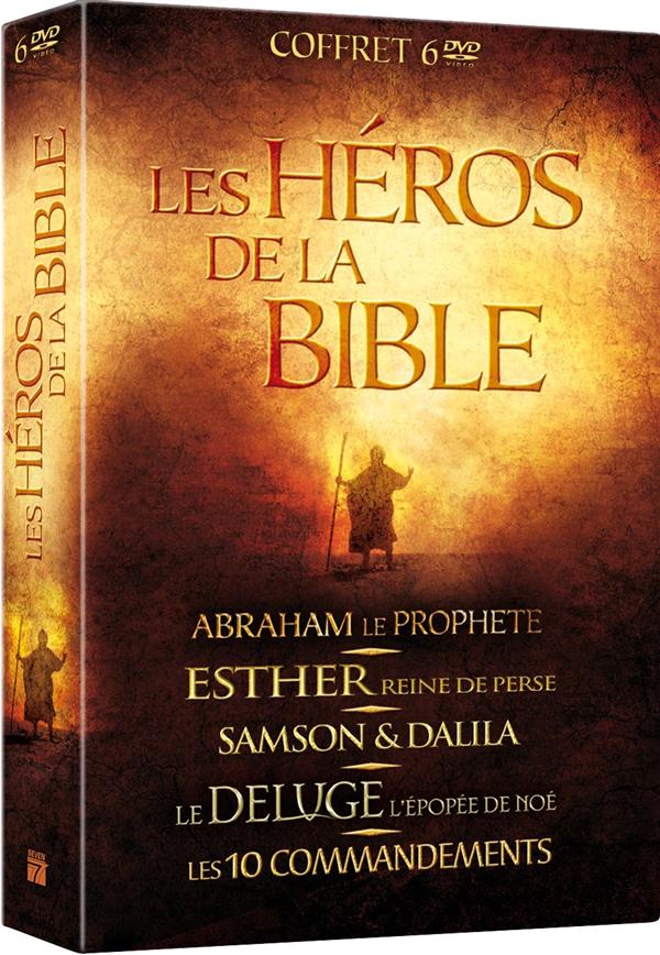 Les Héros de la Bible : Abraham le prophète + Esther, reine de Perse + Samson & Dalila + Le déluge + Les 10 commandements [DVD] - flash vidéo