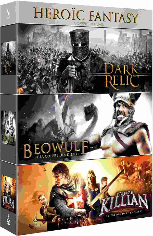 Coffret Heroic Fantasy : Dark Relic Beowulf Et La Colère Des Dieux Prince Kilian [DVD] - flash vidéo