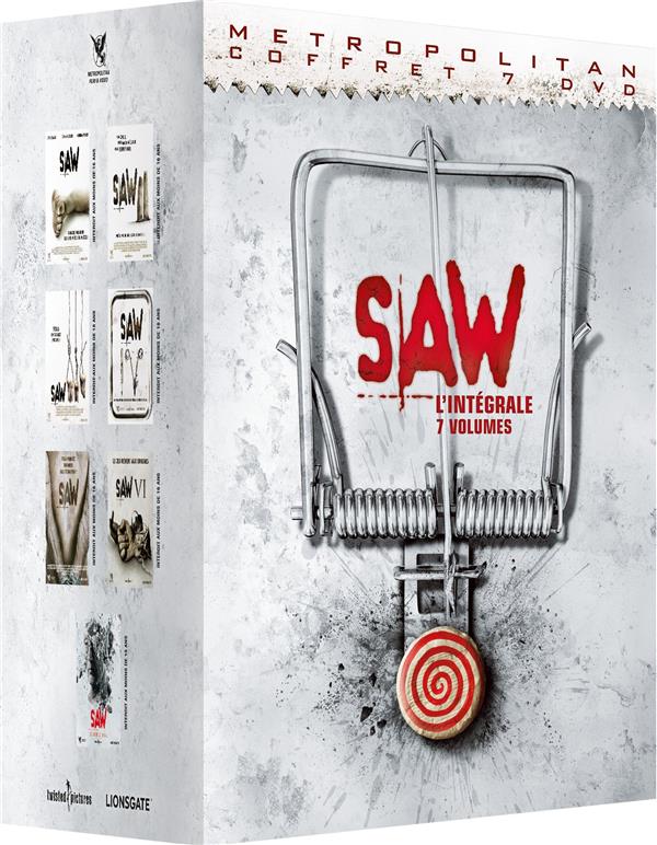 Coffret Intégrale Saw 7 Films [DVD] - flash vidéo