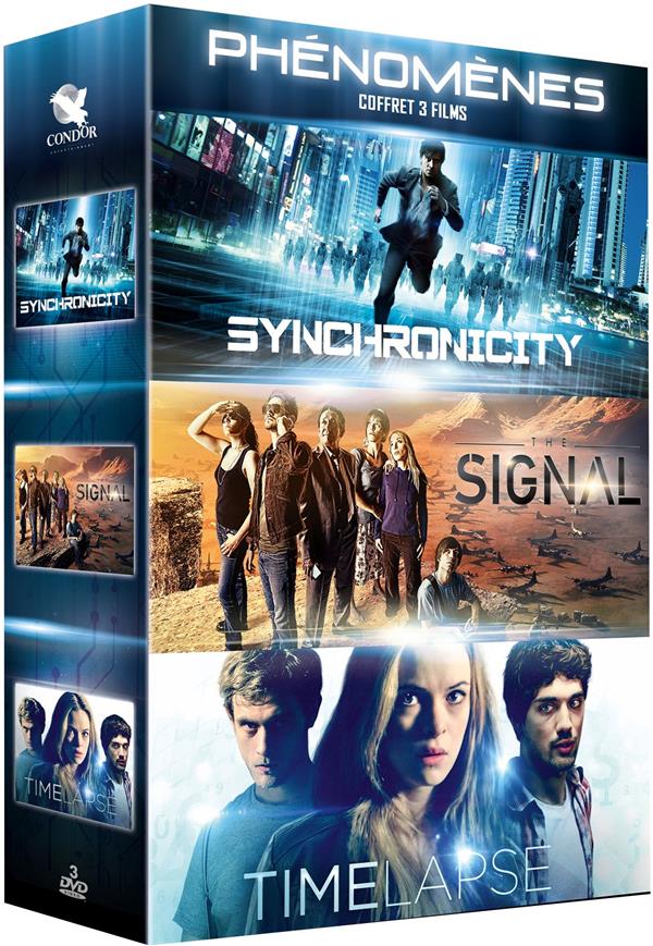 Coffret Phénomènes 3 Films : Synchronicity Time Lapse The Signal [DVD] - flash vidéo