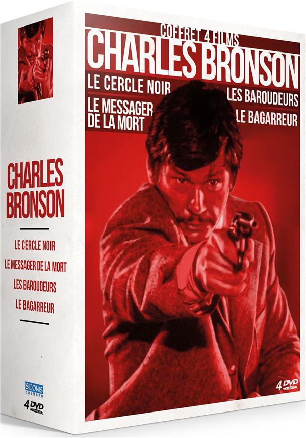 Charles Bronson - Coffret 4 films : Le Cercle noir + Le Messager de la mort + Les Baroudeurs + Le Bagarreur [DVD] - flash vidéo