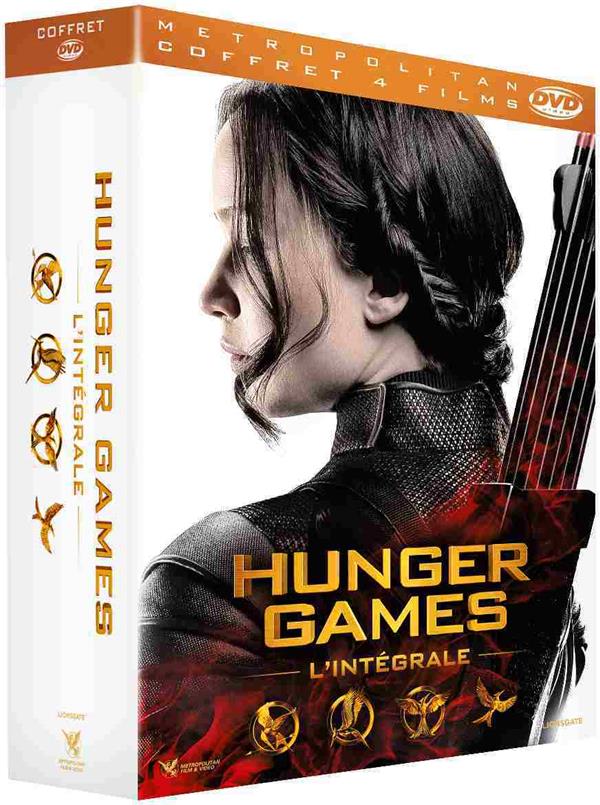 Coffret Intégrale Hunger Games 4 Films : Hunger Games  L'embrasement  La Révolte, Vol. 1 Et 2 [DVD]