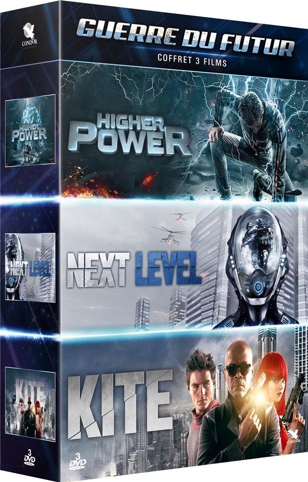 Coffret Guerre Du Futur 3 Films : Higher Power Next Level Kite [DVD] - flash vidéo