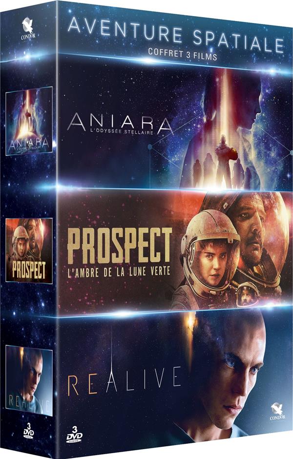 Aventure spatiale - Coffret 3 films : Aniara - L'odyssée stellaire + Prospect + Realive [DVD] - flash vidéo
