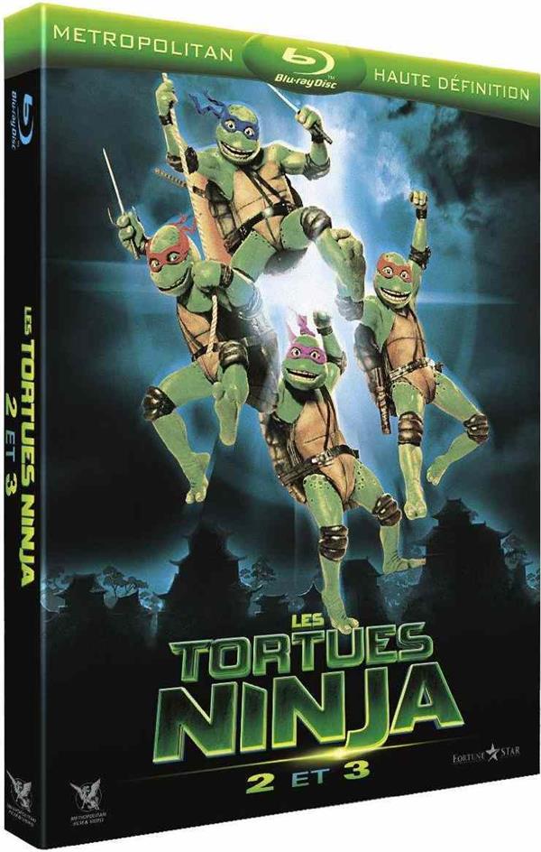 Les Tortues Ninja 2 & 3 : Le secret de la mutation + Les Tortues Ninja 3 : Nouvelle génération [Blu-ray] - flash vidéo
