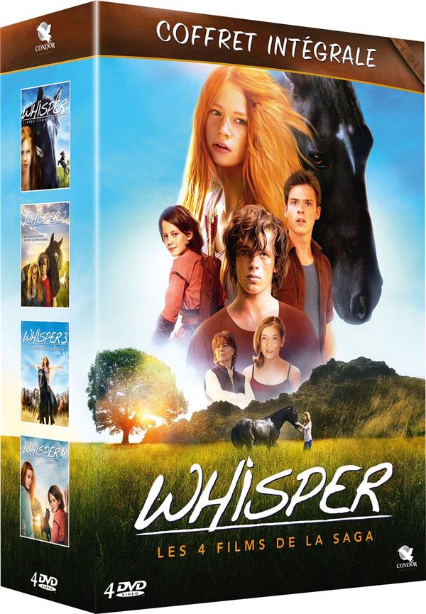 Whisper - Libres comme le vent + Whisper 2 + Whisper 3 : La chevauchée sauvage + Whisper 4 : La légende de la guerrière [DVD] - flash vidéo