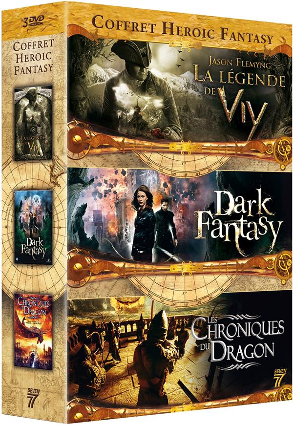 Coffret Heroic Fantasy 3 Films : La Légende De Viy  Dark Fantasy  Les Chroniques Du Dragon [DVD]