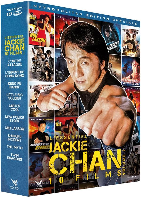 Coffret Jackie Chan L'essentiel, Vol. 2, 10 Films [DVD] - flash vidéo
