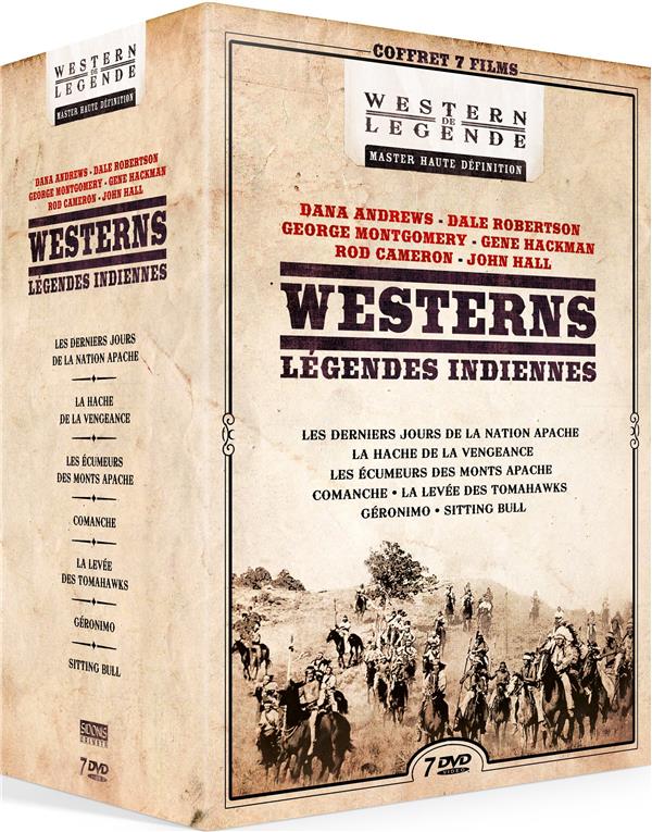 Westerns - Légendes indiennes n° 1 - Coffret 7 Films [DVD] - flash vidéo