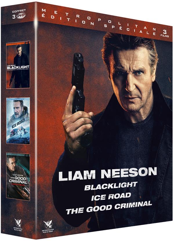 3 films avec Liam Neeson : Blacklight + Ice Road + The good Criminal [DVD]
