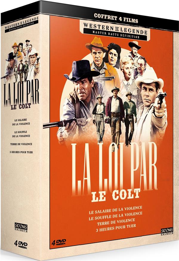 La Loi par le colt - Coffret : Le Salaire de la violence + Le Souffle de la violence + Terre de violence + 3 heures pour tuer [DVD] - flash vidéo