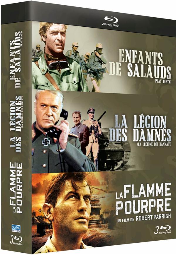 Enfants de salauds + La légion des damnés + La flamme pourpre [Blu-ray] - flash vidéo