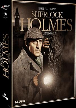 Coffret Sherlock Holmes Intégrale Basil Rathbone 14 Films [DVD] - flash vidéo