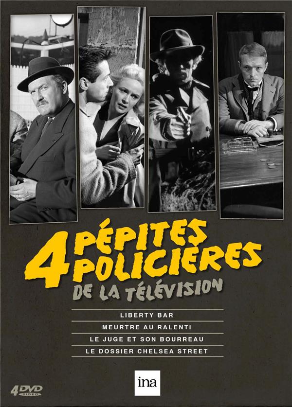 4 pépites policières de la télévision : Liberty Bar + Meurtre au ralenti + Le juge et son bourreau + Le dossier Chelsea Street [DVD]