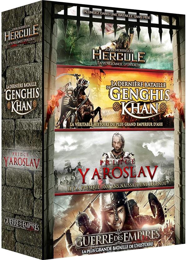 Grands héros : La Dernière bataille de Gengis Khan + Hercule : La vengeance d'un Dieu + La Guerre des Empires + Prince Yaroslav [DVD]