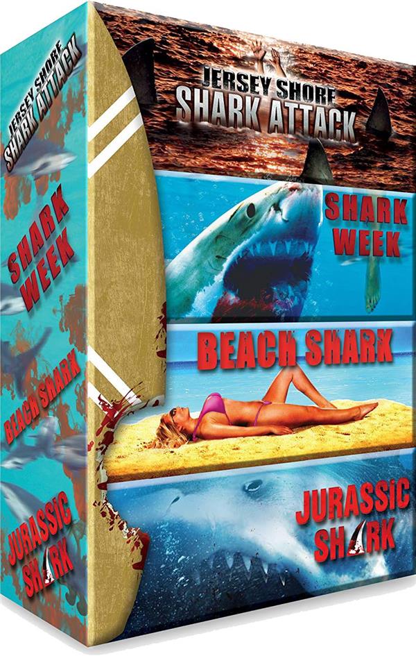 Requins : Jersey Shore Shark Attack + Shark Week + Beach Shark + Jurassic Shark [DVD]